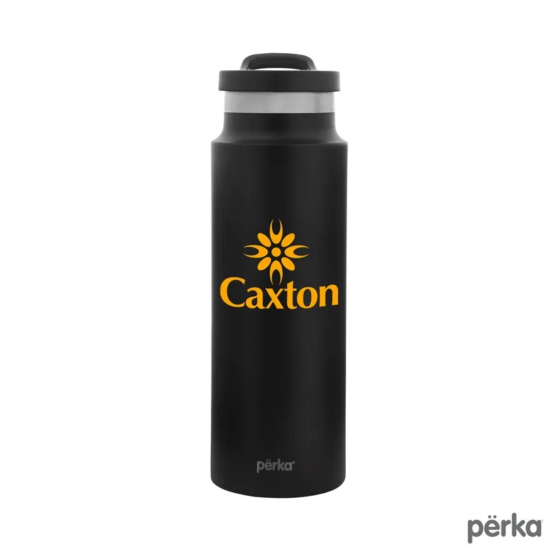 Recycled Stainless Steel Water Bottle with Push Button - 24 oz