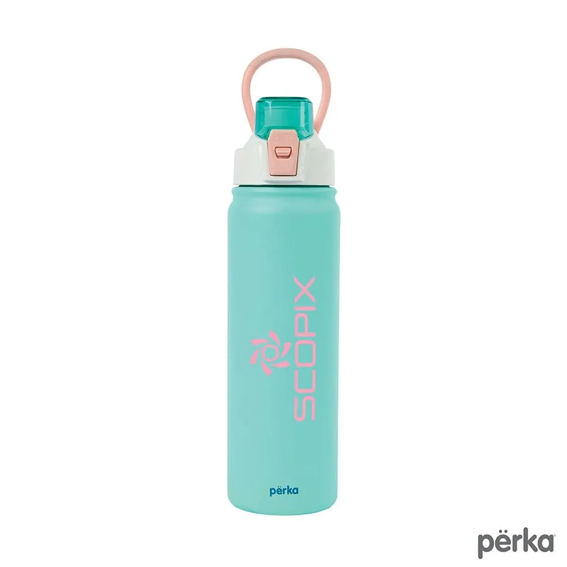 Recycled Stainless Steel Water Bottle with Dual Opening - 24 oz
