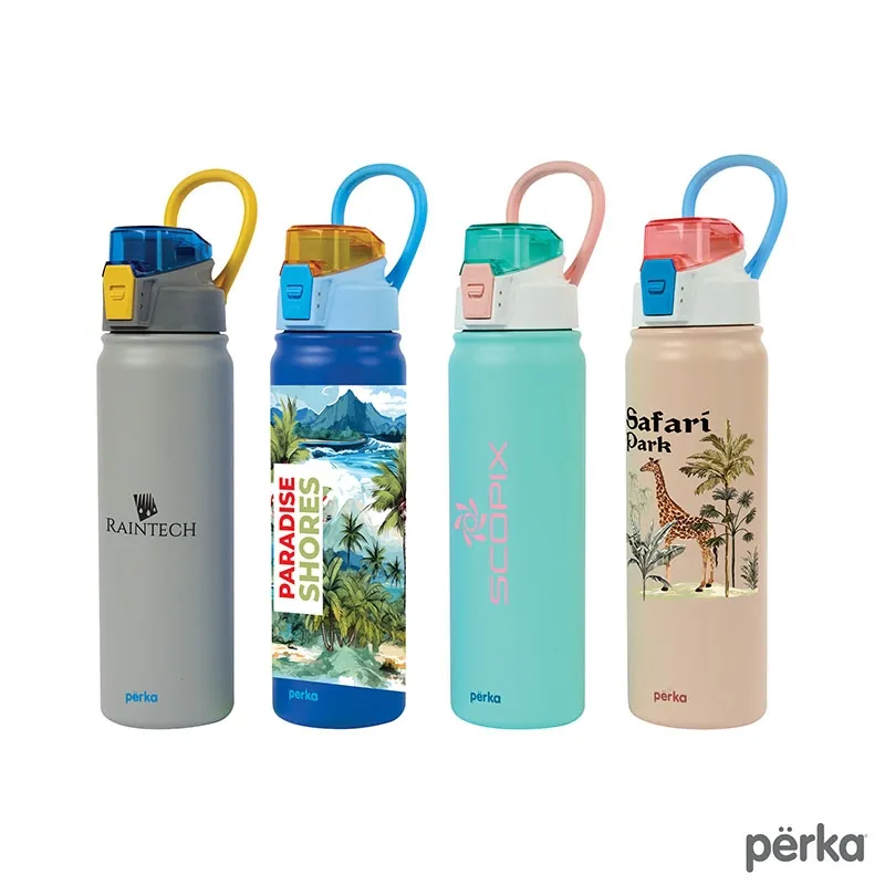 Recycled Stainless Steel Water Bottle with Dual Opening - 24 oz - product view 9