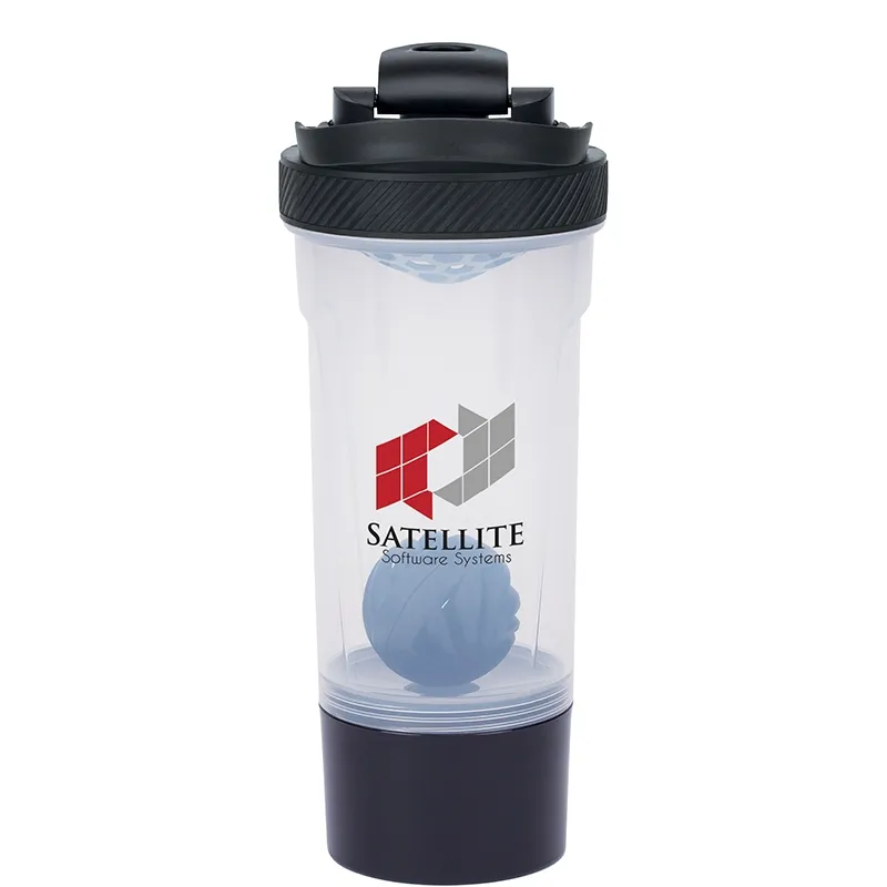 Fitness Shaker Cup with Storage Compartment - 24 oz