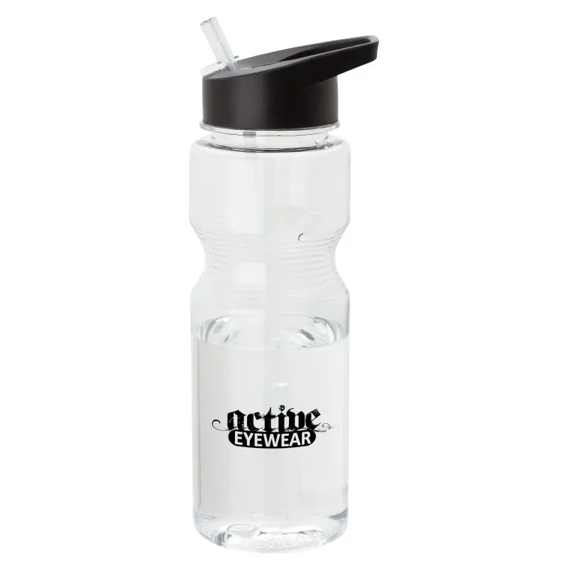 Water Bottle Tritan with Integrated Straw - 24 oz - product view 2