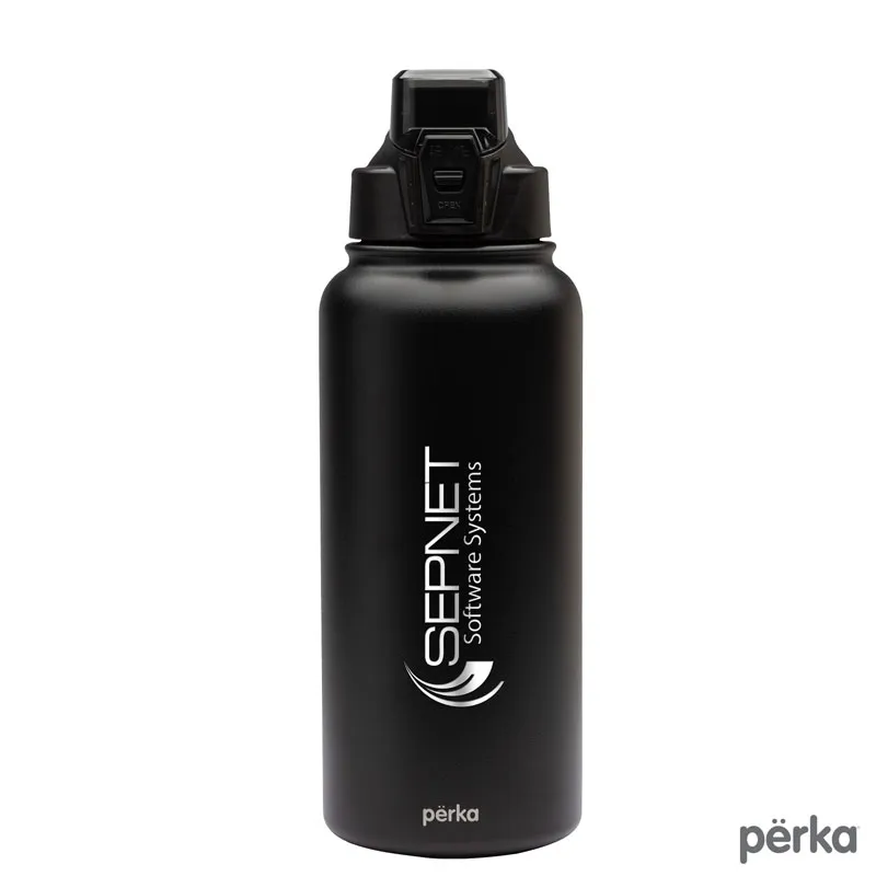 Perka Water Bottle Double Wall Vacuum Insulated - 32 oz