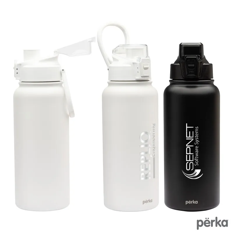Perka Water Bottle Double Wall Vacuum Insulated - 32 oz - product view 10