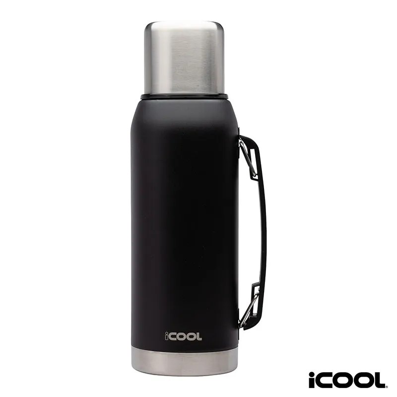 Water Bottle Double Wall with Cup Lid Stainless Steel - 34 oz - product view 3