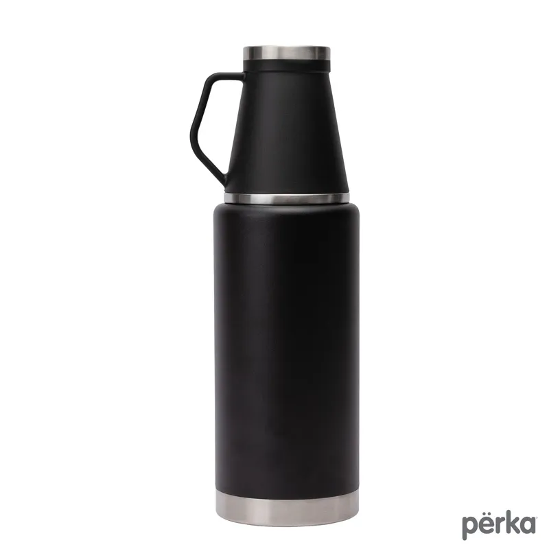 Perka Growler Double Wall with Cup Stainless Steel - 51 oz - product view 4