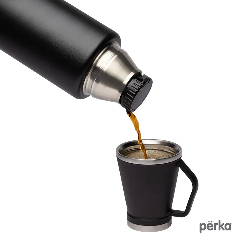 Perka Growler Double Wall with Cup Stainless Steel - 51 oz - product view 7