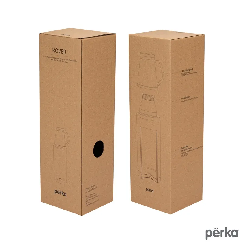 Perka Growler Double Wall with Cup Stainless Steel - 51 oz - product view 8