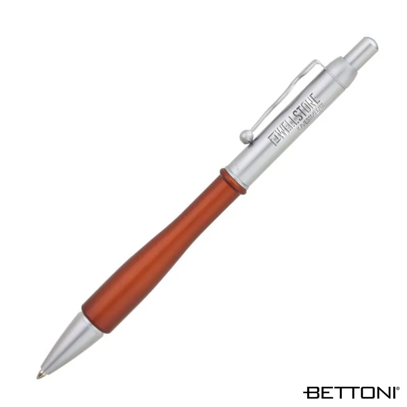 Ballpoint Pen Brass Rubberized Metallic Barrel