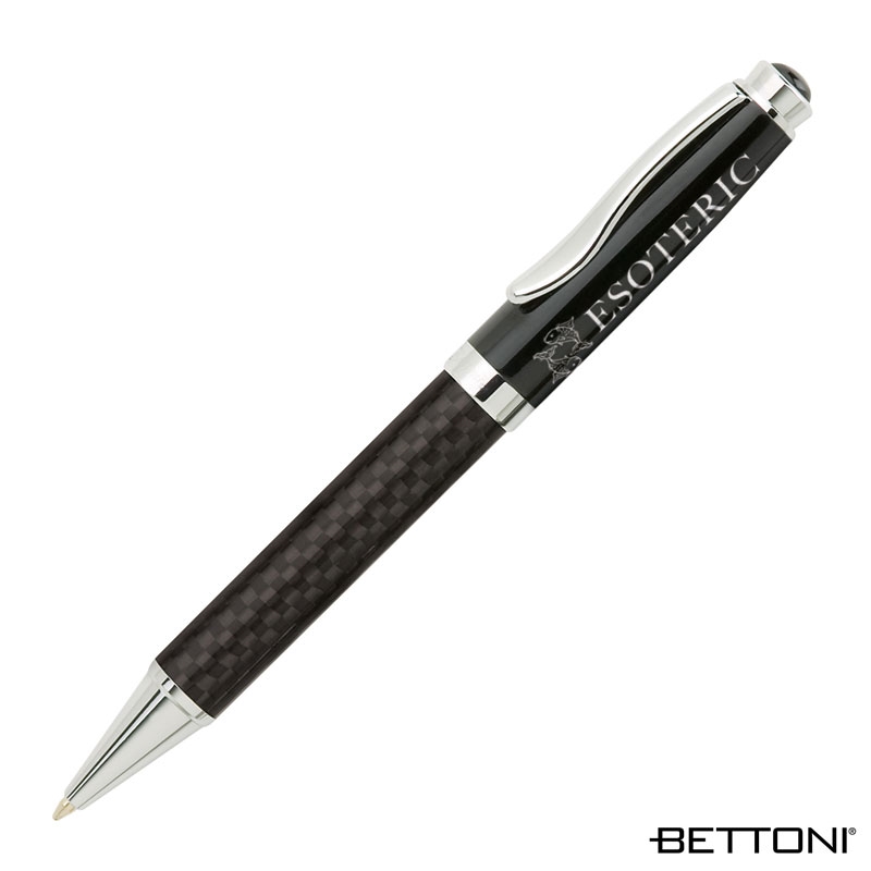 Ballpoint Pen Brass Carbon Fiber Barrel Twist - 5.5 in