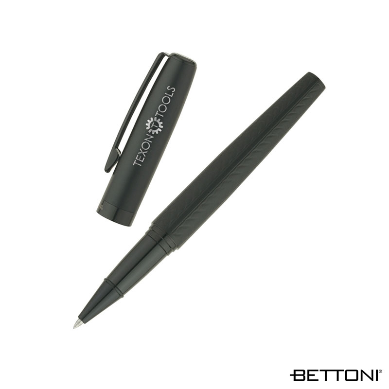 Bettoni Tesoro Rollerball Pen Steel Matte Black