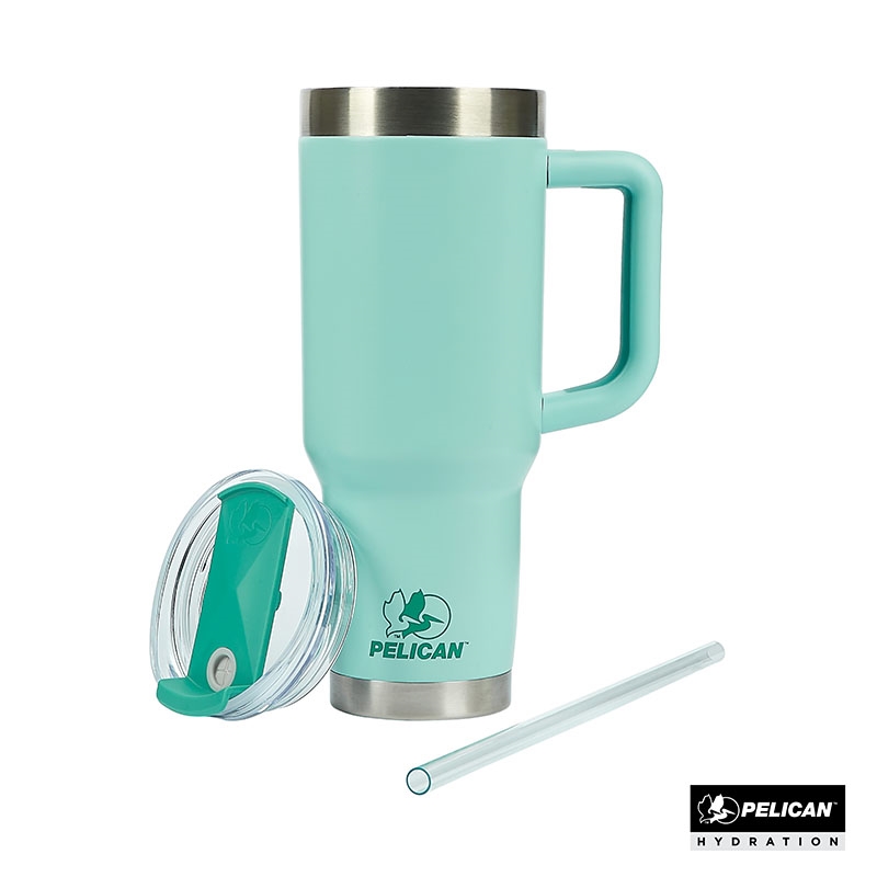 Pelican Porter Travel Tumbler Recycled Steel Handle - 40 oz - product view 5