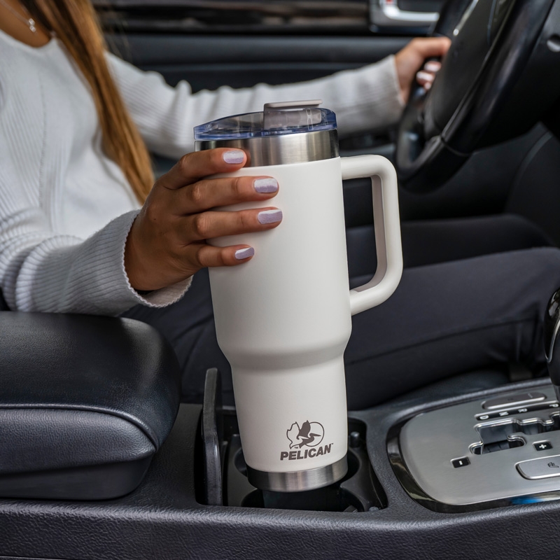 Pelican Porter Travel Tumbler Recycled Steel Handle - 40 oz - product view 20