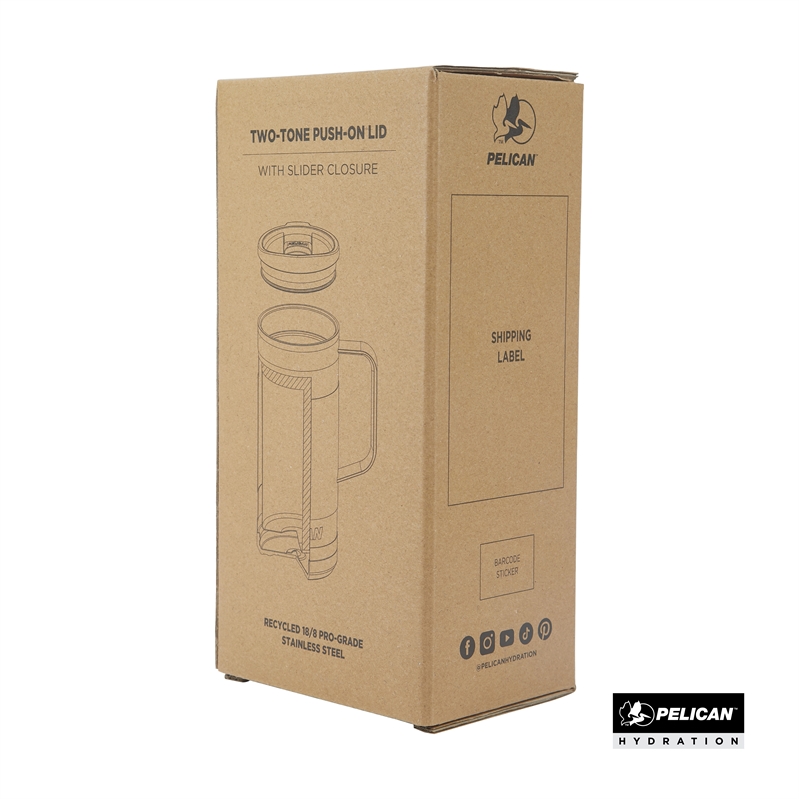 Pelican Ridge Travel Mug Recycled Steel Silicone Base - 18 oz - product view 13