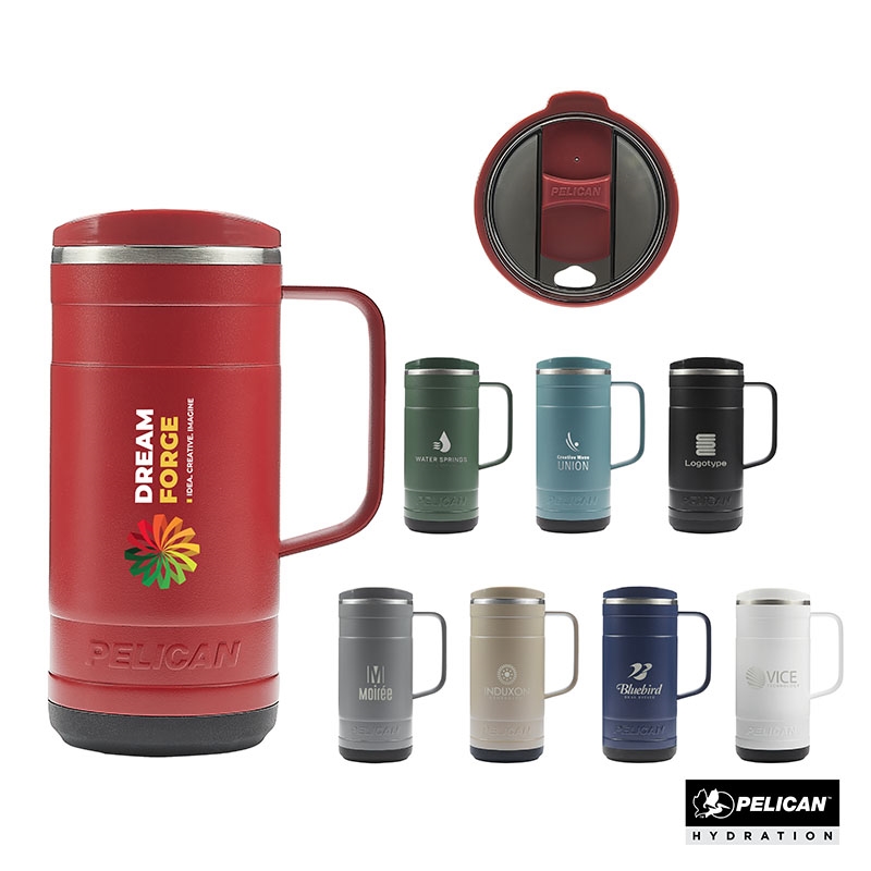 Pelican Ridge Travel Mug Recycled Steel Silicone Base - 18 oz - product view 15