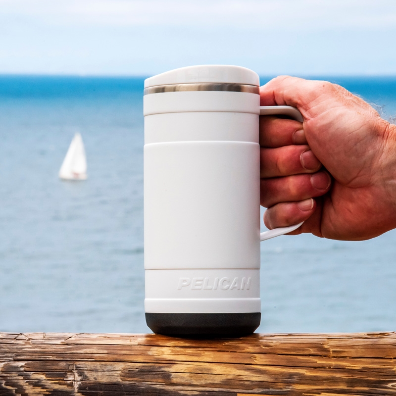 Pelican Ridge Travel Mug Recycled Steel Silicone Base - 18 oz - product view 25