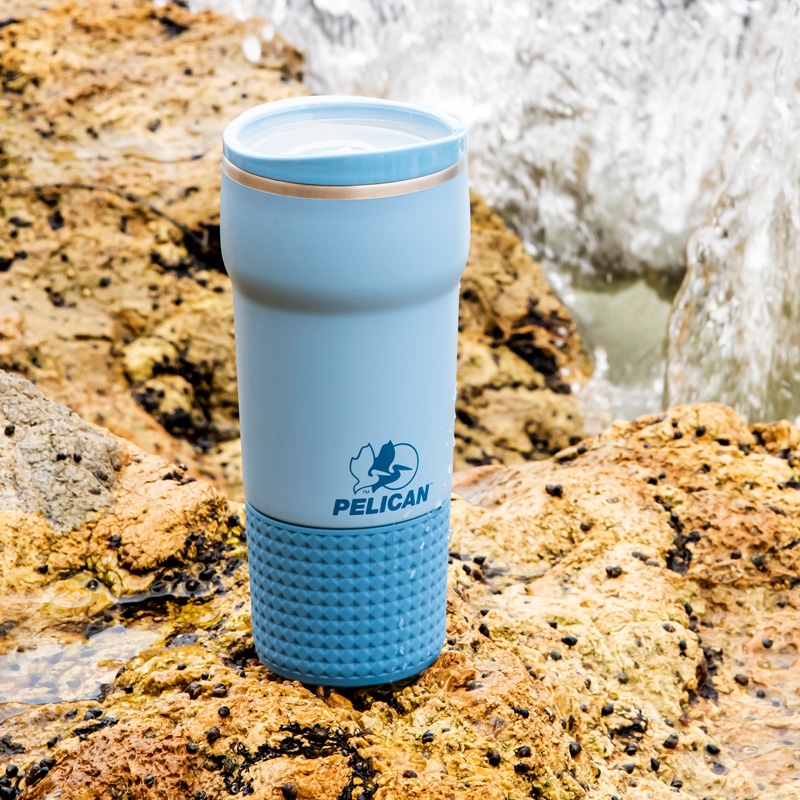 Pelican Cascade Tumbler Recycled Steel Two-Tone Lid - 22 oz - product view 22