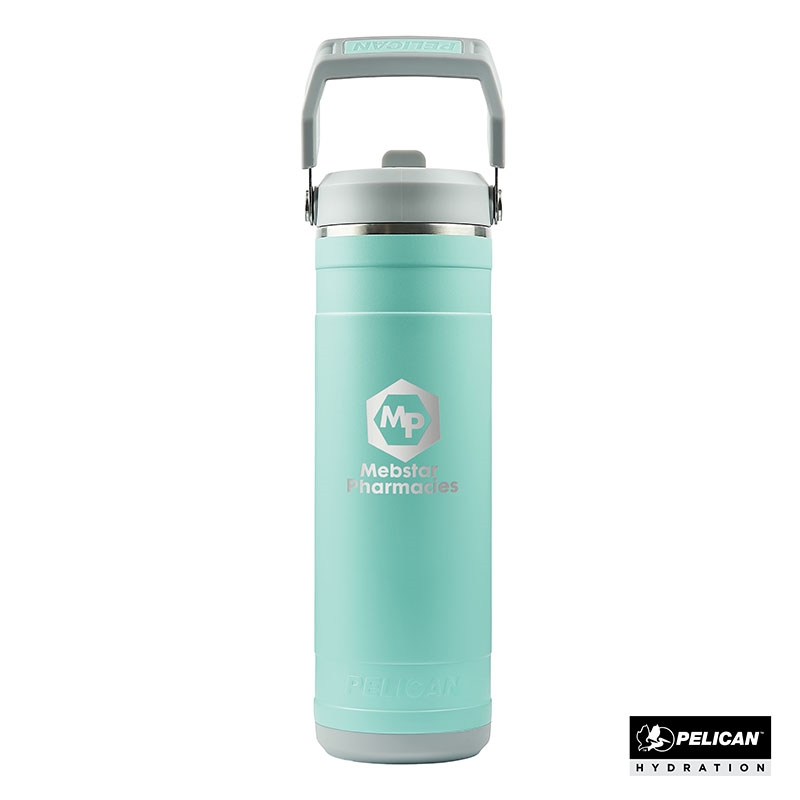 Pelican Pacific Water Bottle Recycled Steel Handle - 26 oz