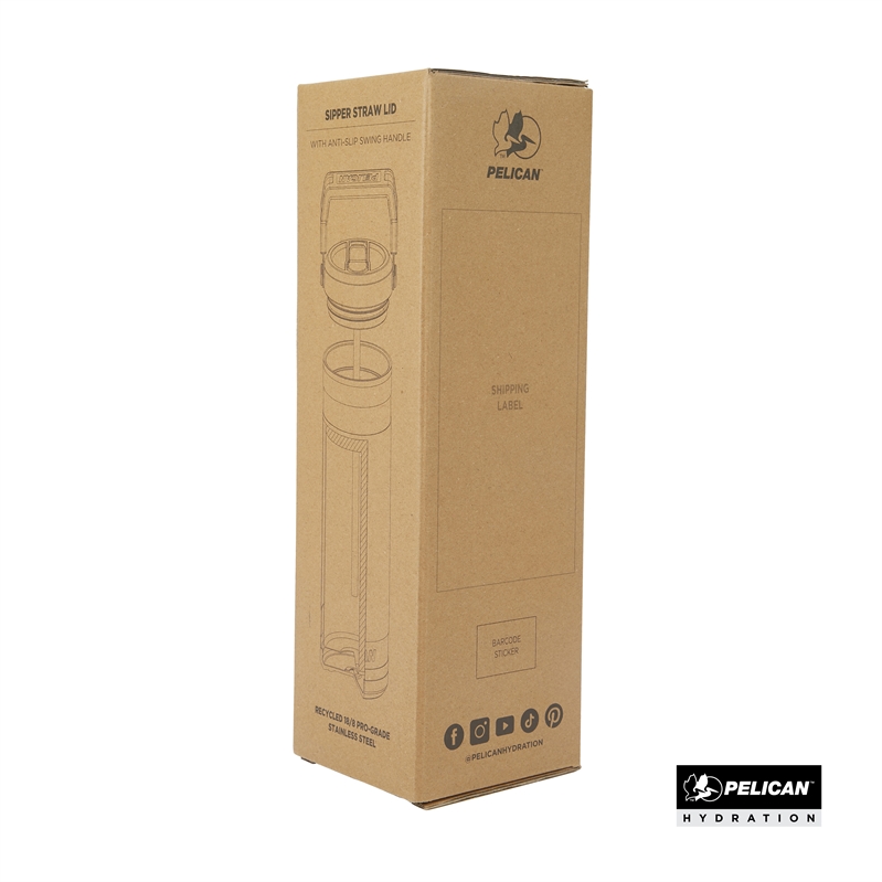 Pelican Pacific Water Bottle Recycled Steel Handle - 26 oz - product view 9