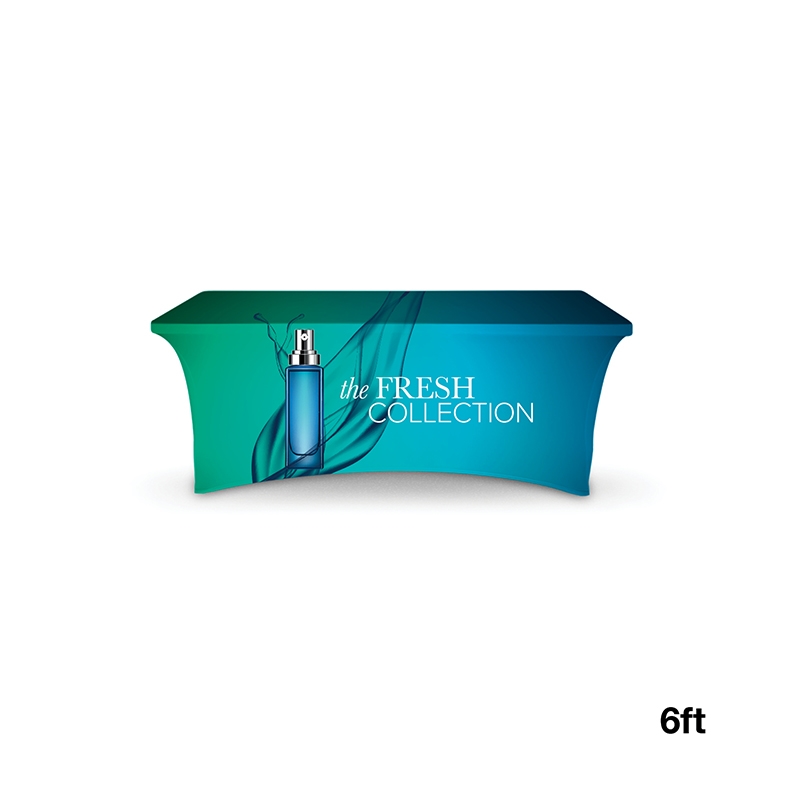 Table Cover Stretch Elastic Polyester - 6 ft - product view 2