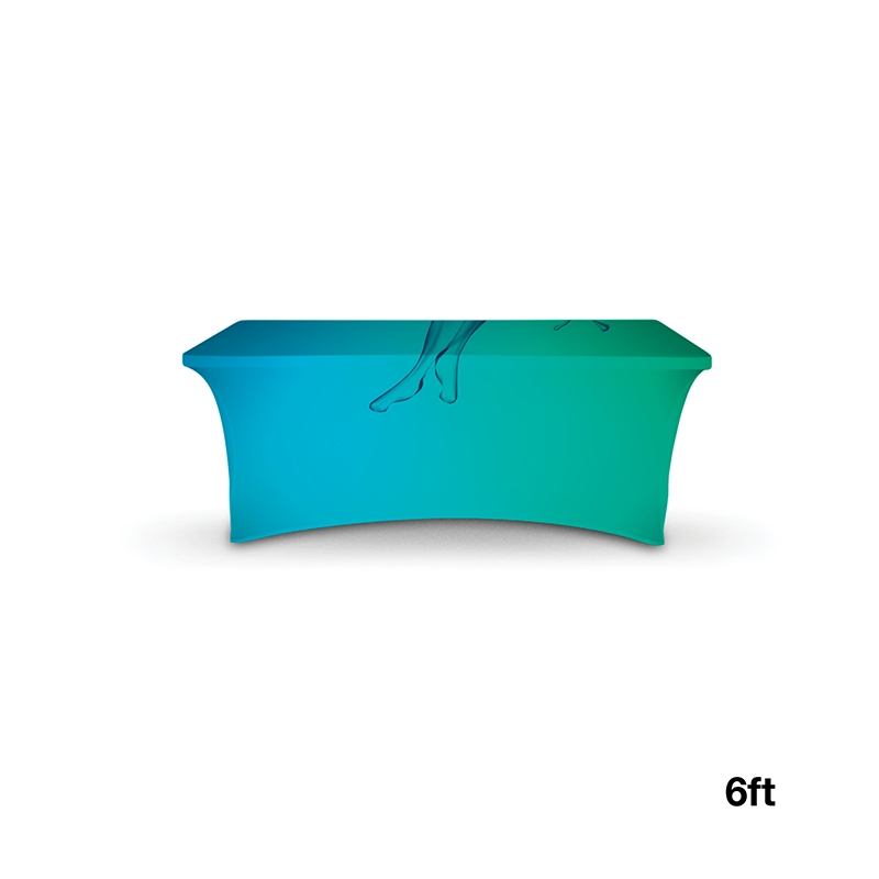 Table Cover Stretch Elastic Polyester - 6 ft - product view 3