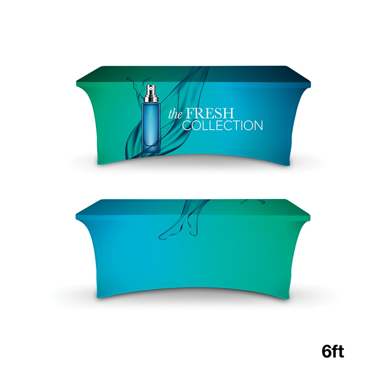 Table Cover Stretch Elastic Polyester - 6 ft - product view 6