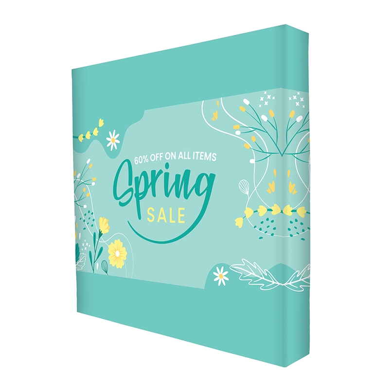 Display Pop-Up Fabric Flame-Retardant - 8 x 7.5 x 1 ft