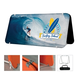 Sign A-Frame Fabric Floor Double-Sided - 78 x 37 x 37 in