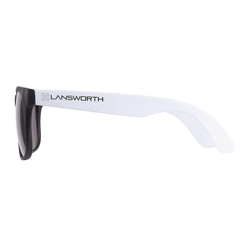 Two-Tone Sunglasses Matte Finish UV400 - 5 1/2 in