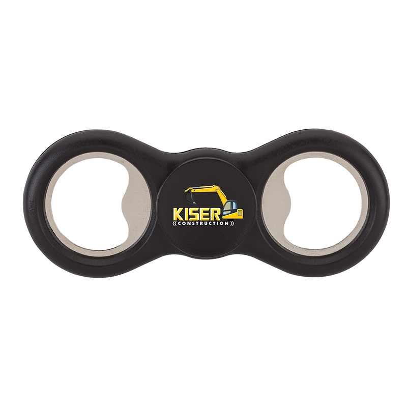 Bottle Opener Fidget Spinner Two-Arm - 3 5/8 in