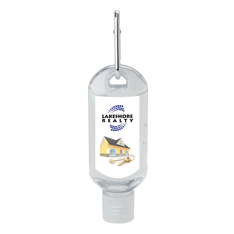 Hand Sanitizer with Aluminum Carabiner Citrus Scent - 1 oz