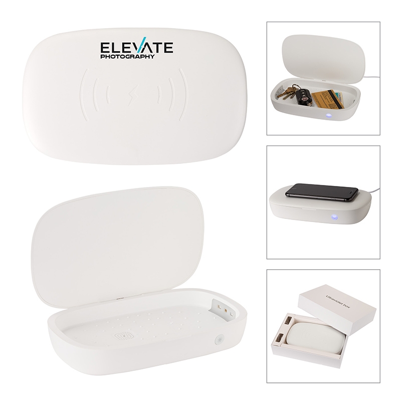 UV Sanitizing Station with Wireless Charger - 8 x 5 in - product view 9