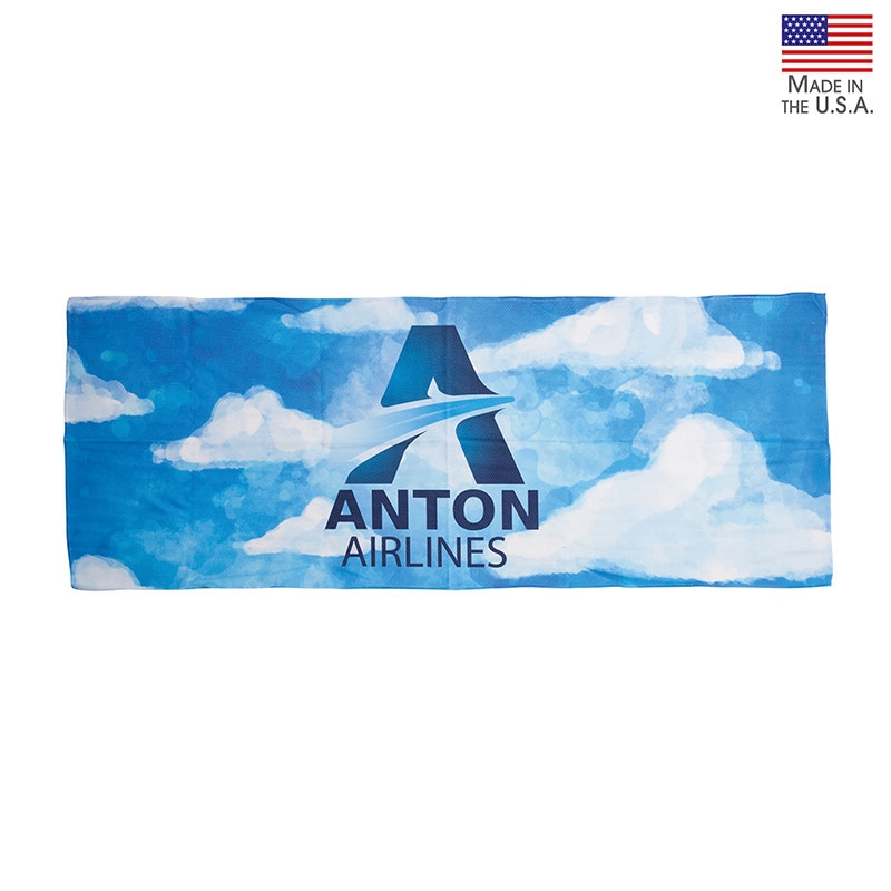 Cooling Wrap RPET RapidCool Polymer Large - 12 x 32 in