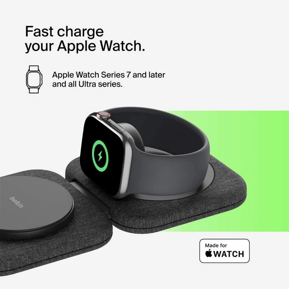 Wireless Charging Pad Magnetic Travel Foldable Qi2 - 15W - product view 6