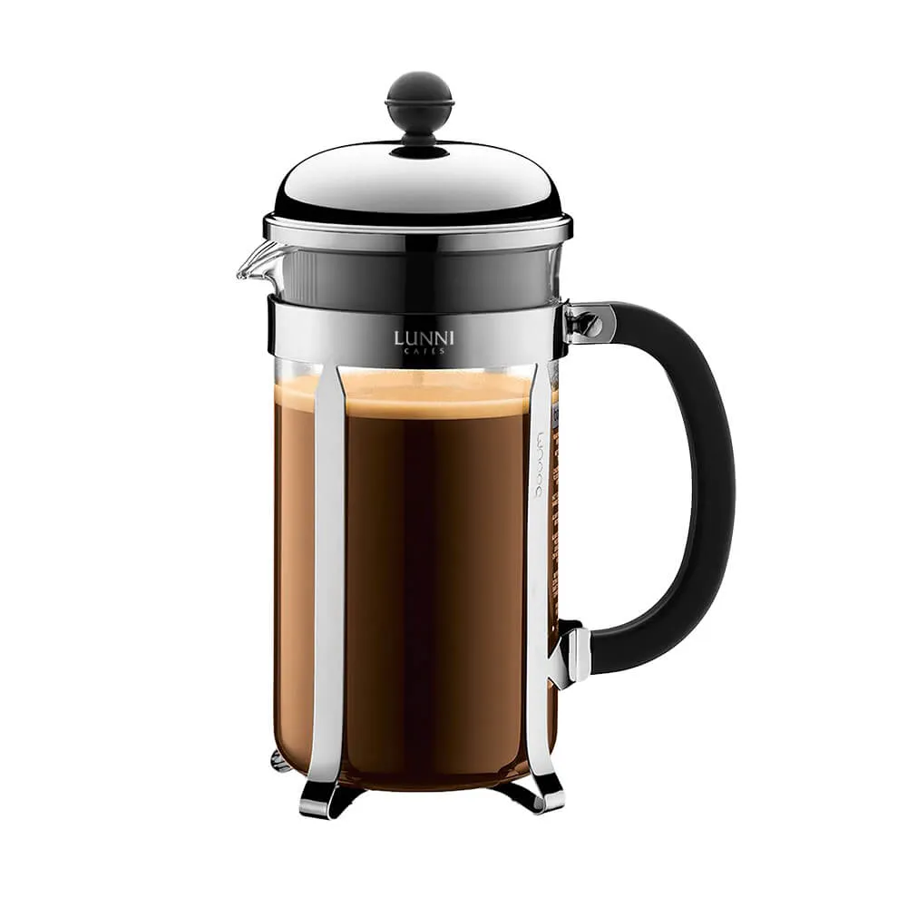 Bodum Chambord French Press Coffee Maker Chrome Steel - 34 oz