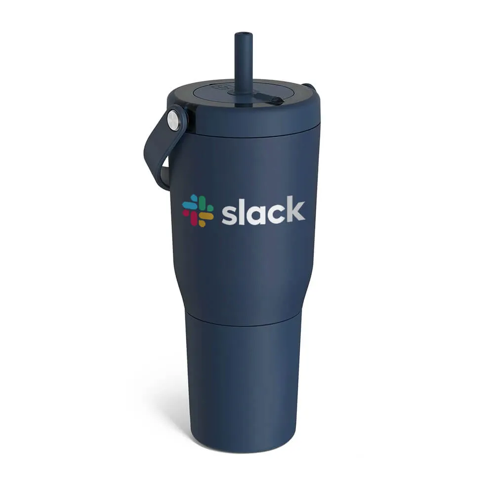 Insulated Tumbler with Stainless Steel Straw - 35 oz - product view 7