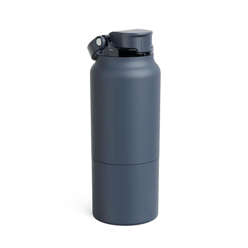Insulated Water Bottle with Dual Straw System - 35 oz - product view 12