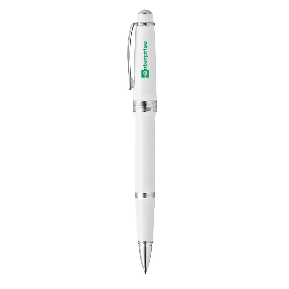 Rollerball Pen White Resin Lightweight Design - 5.375 in