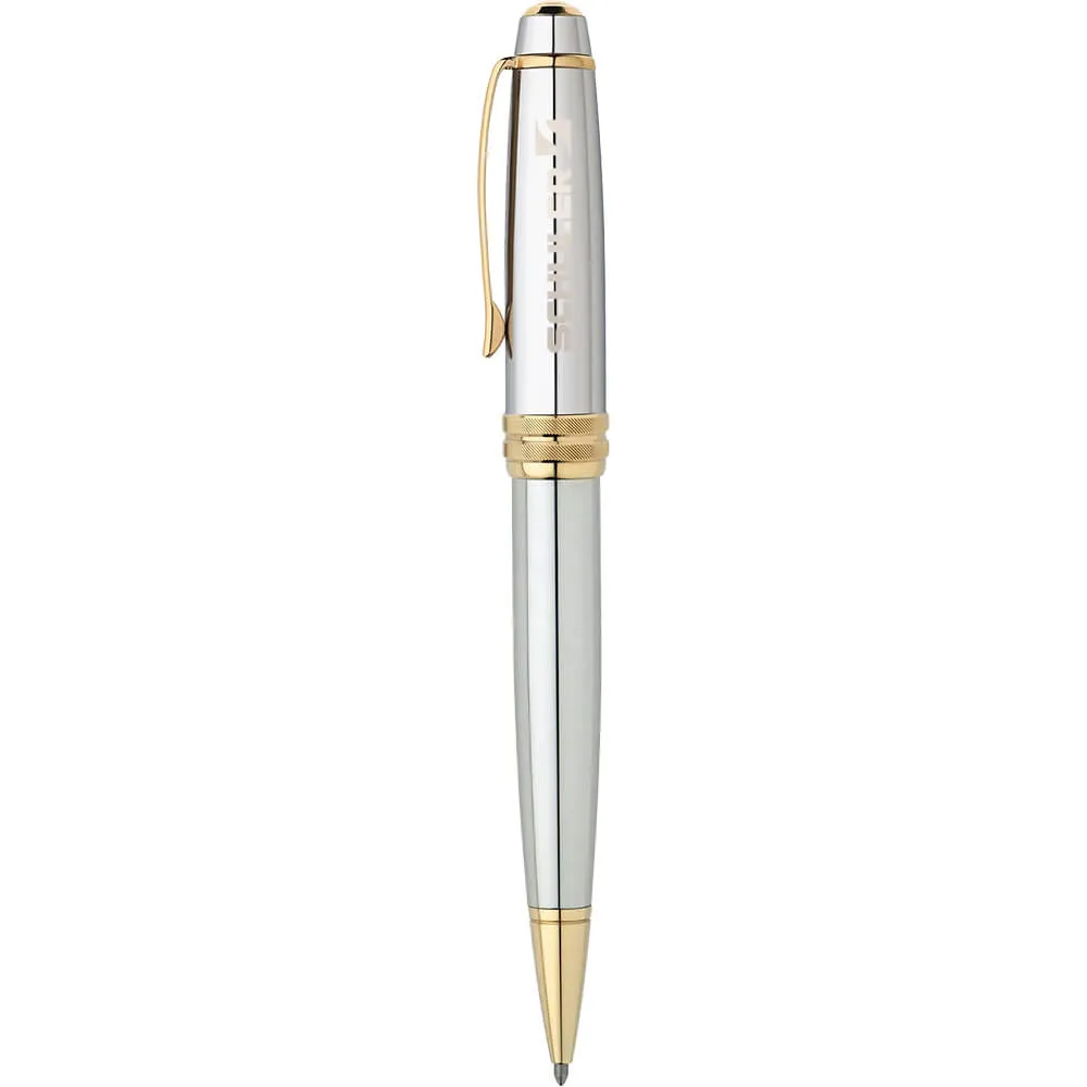 Ballpoint Pen Chrome Gold-Plated Medalist - 5.375 in