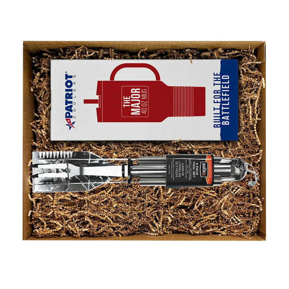 Grill Tool Set with Insulated Tumbler Gift Set