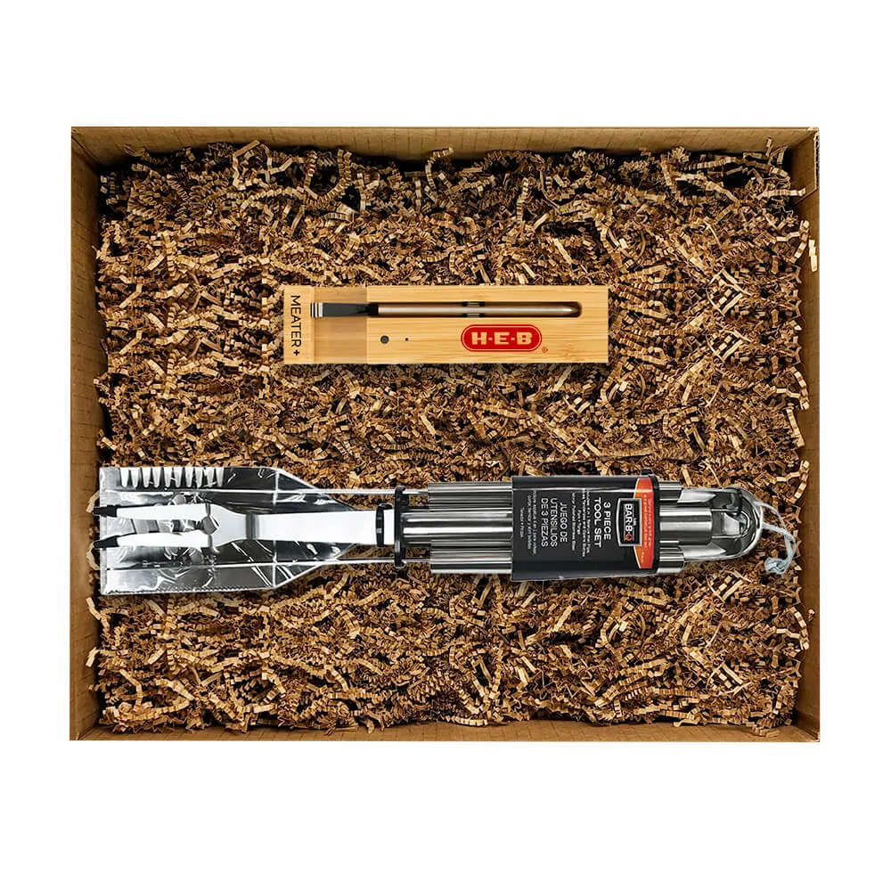 Grill Tool Set with Smart Thermometer Gift Set