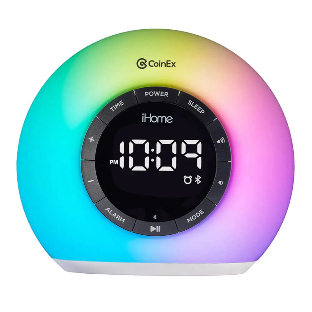Sunrise Alarm Clock Radio with Bluetooth Speaker - 7.25 in