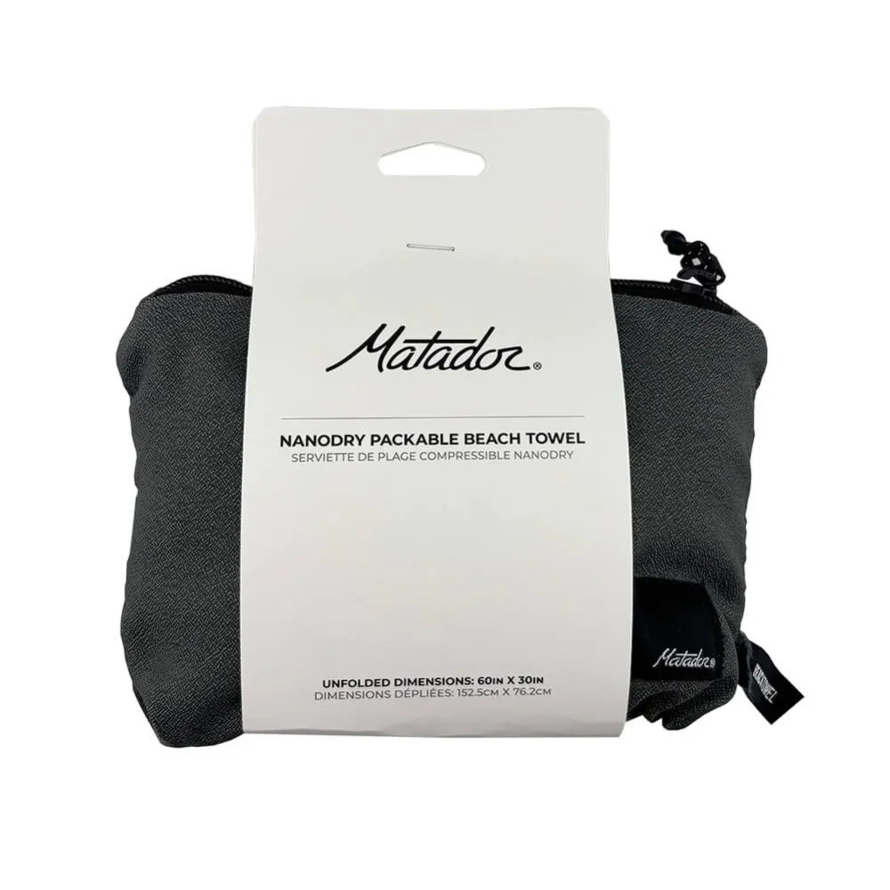 Matador Packable Beach Towel Nanofiber - 60 x 30 in - product view 9