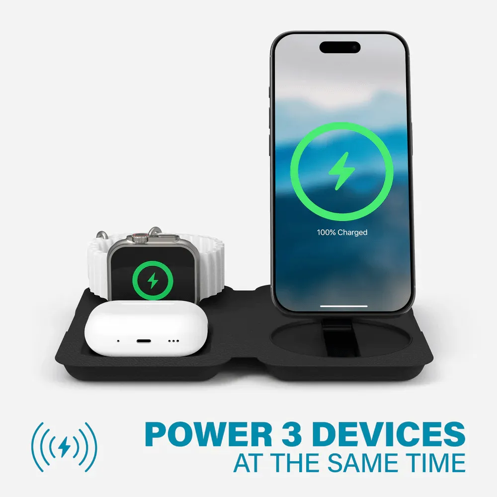 Wireless Charger 3-in-1 Foldable Travel Ready - product view 6