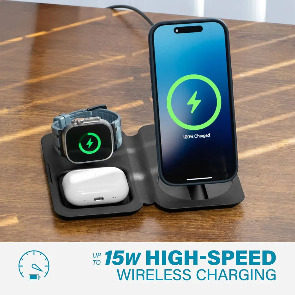 Wireless Charger 3-in-1 Foldable Travel Ready - product view 7