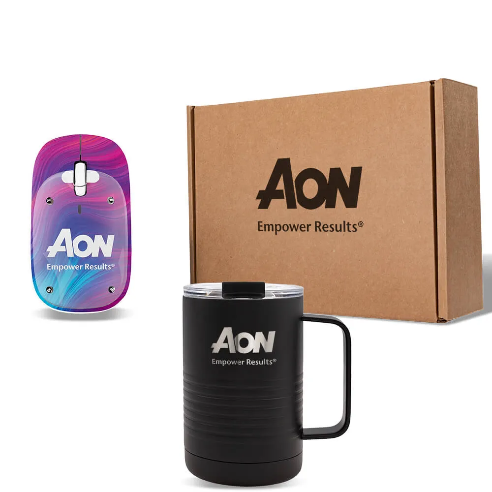 Employee Gift Set Mug and Wireless Mouse Bundle