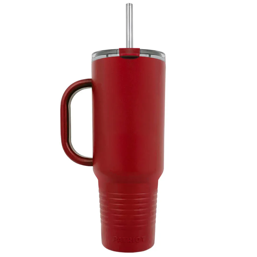 Insulated Tumbler with Handle and Built-In Straw - 40 oz - product view 26