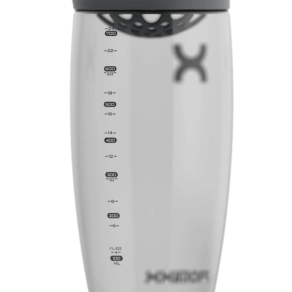 Protein Shaker Bottle with Snap-Fit Agitator - 32 oz - product view 3