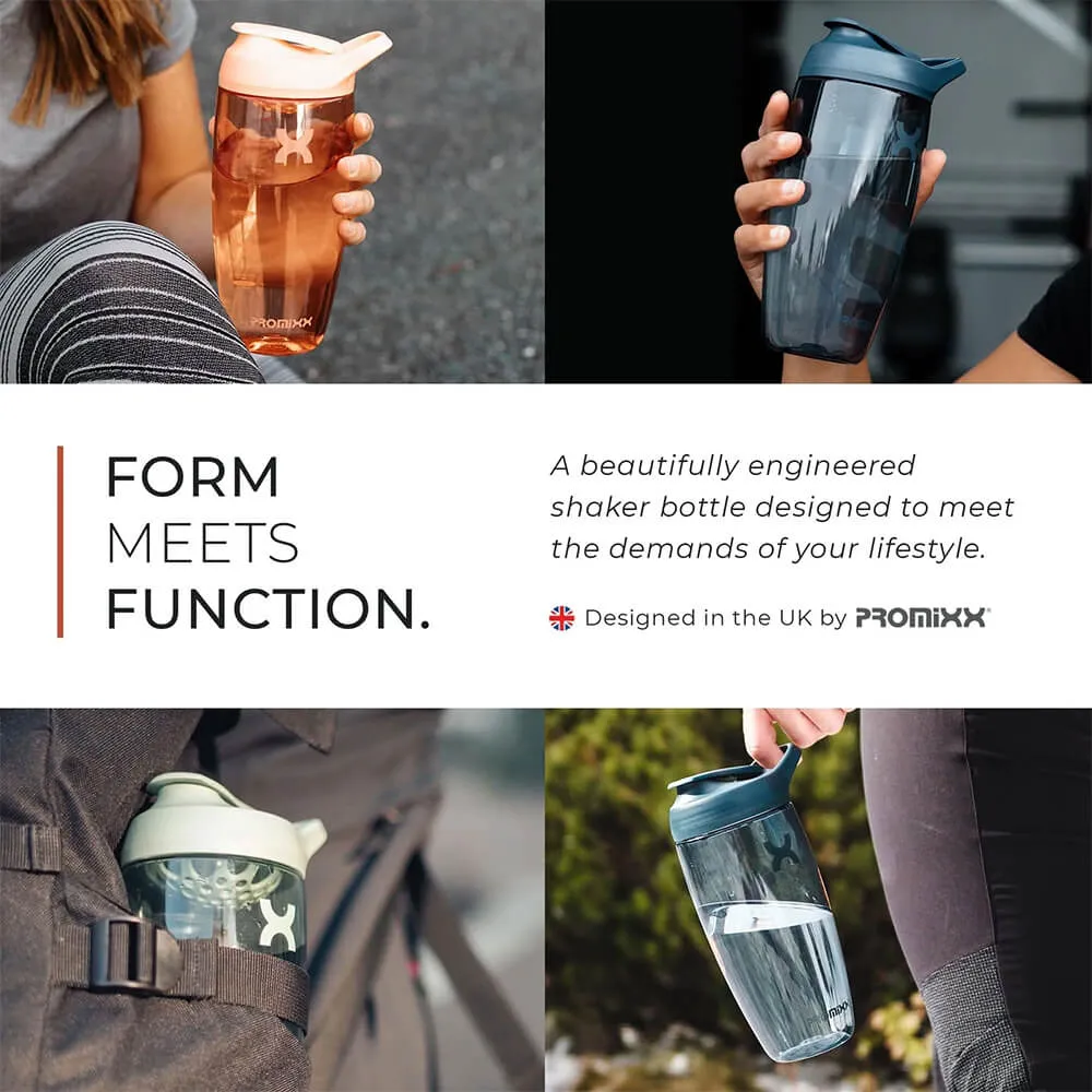 Protein Shaker Bottle with Snap-Fit Agitator - 32 oz - product view 5