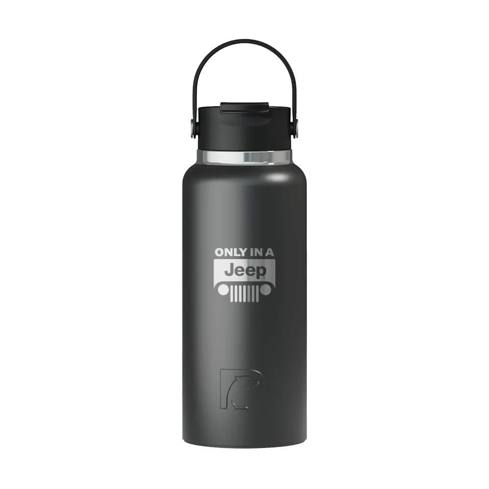 Ceramic-Lined Water Bottle with Leak-Proof Lid - 32 oz