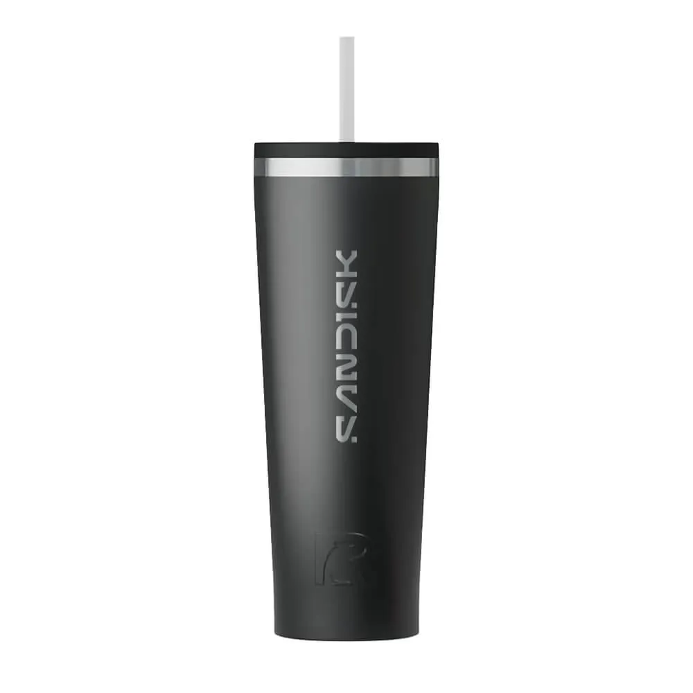 Tumbler with Ceramic Lining and Spill-Resistant Lid - 28 oz